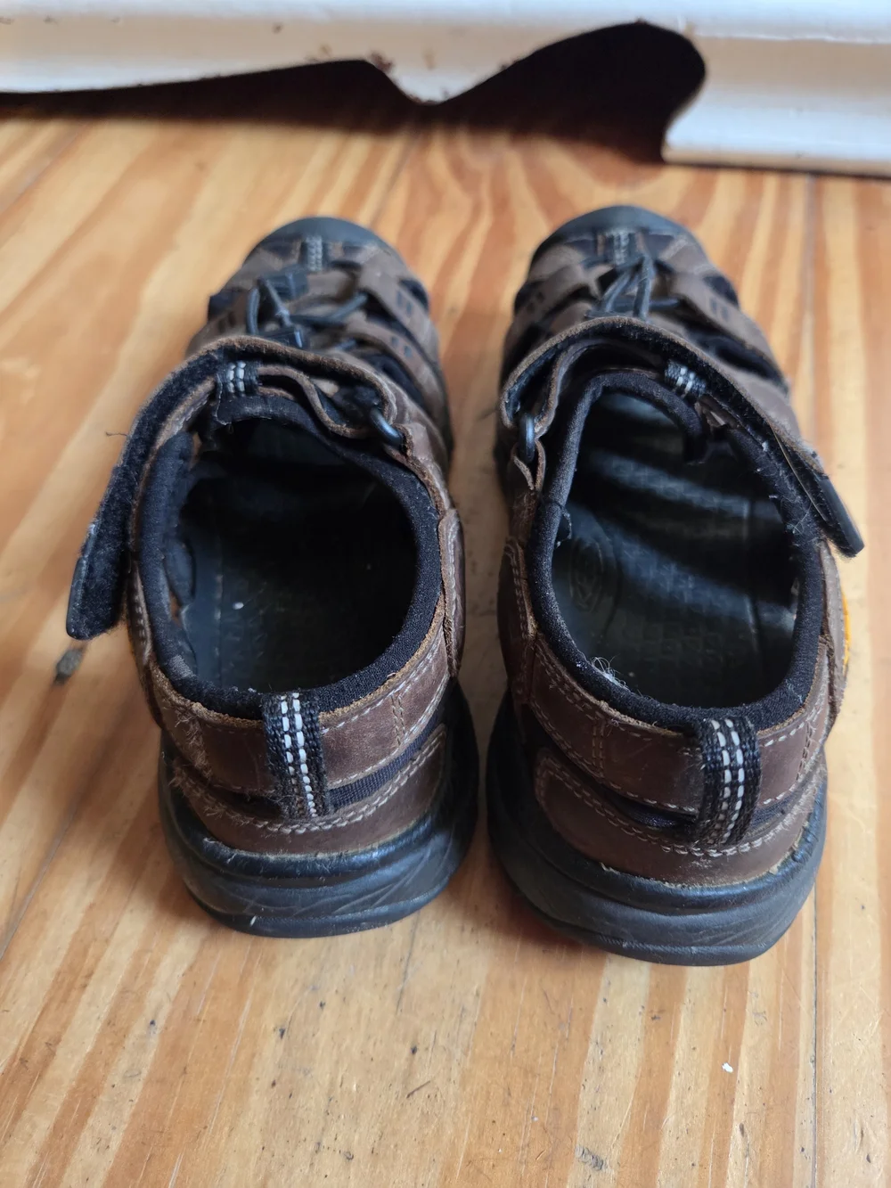 Keen Brown and Black Kids Sandals